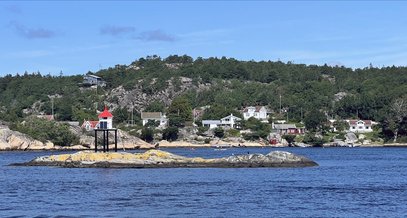 Gravningsund Mot Nordre Sandoey