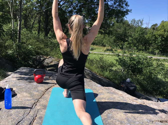 Spjær Yoga Kreditering Guri Kinn Andersen